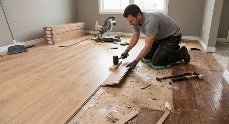 Laminate Floor Replacement in Amboy, WA