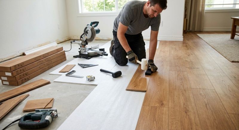Laminate Floor Replacement in Clackamas County, OR