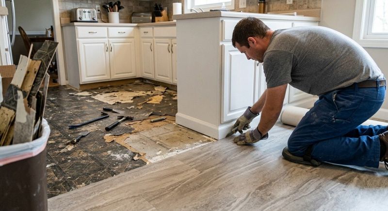 Linoleum Floor Installation in Multnomah County, OR