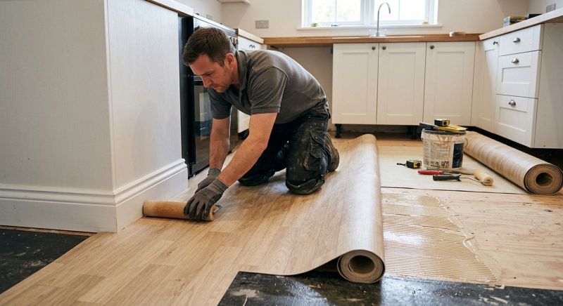 Sheet Linoleum Installation in Camas, WA