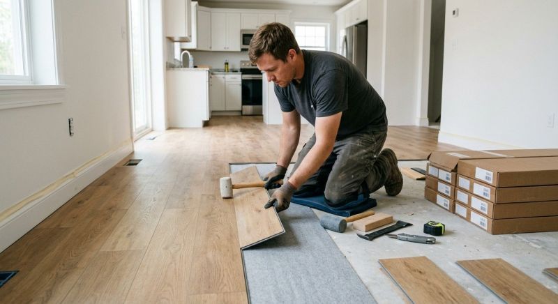 Vinyl Plank Floor Installation in Washougal, WA